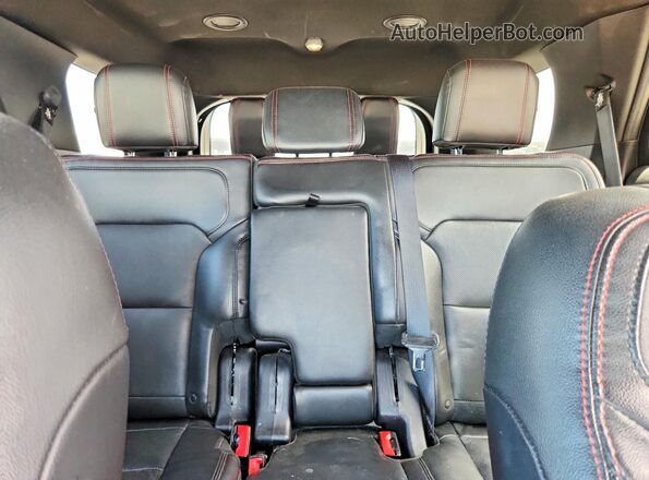 1FM5K8GT8GGD03832 2016 FORD EXPLORER Black Rear seats view