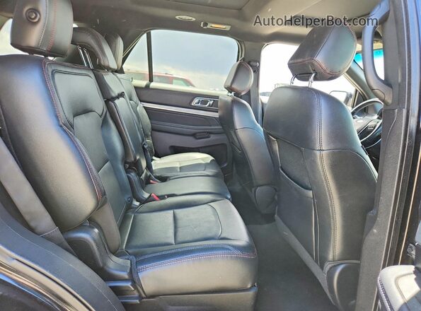 1FM5K8GT8GGD03832 2016 FORD EXPLORER Black Rear interior view