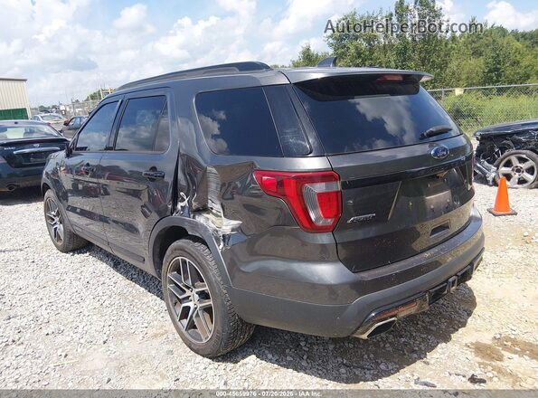 1FM5K8GT8HGA48360 2017 FORD EXPLORER Серый Вид спереди