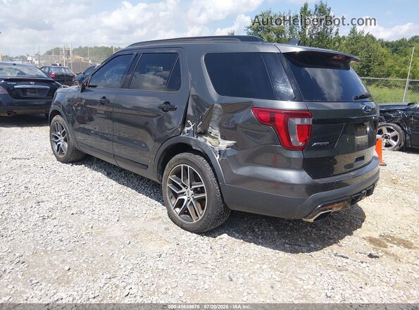 1FM5K8GT8HGA48360 2017 FORD EXPLORER Серый Задняя левая четверть