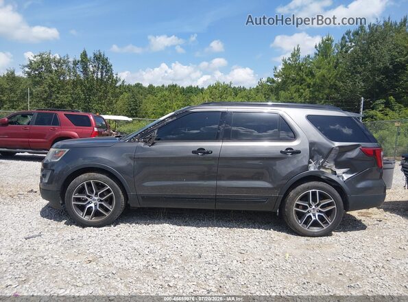 1FM5K8GT8HGA48360 2017 FORD EXPLORER Серый Панорамный вид салона 360°