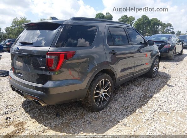 1FM5K8GT8HGA48360 2017 FORD EXPLORER Серый Задняя правая четверть