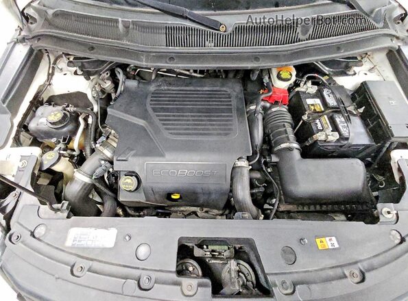 1FM5K8GT9GGC52809 2016 FORD EXPLORER Белый Вид подкапотного пространства