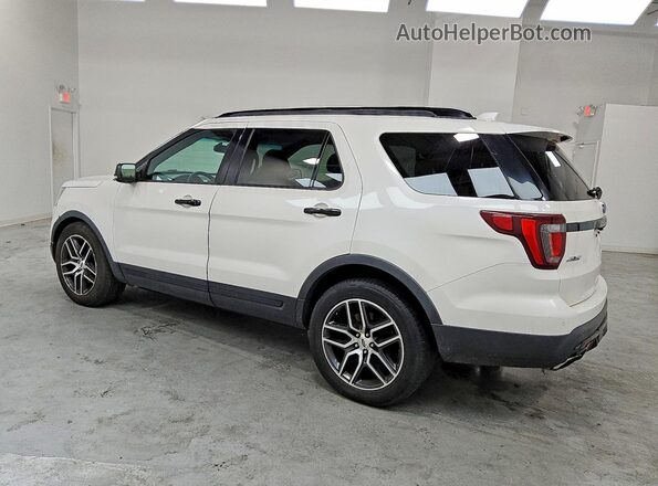 1FM5K8GT9GGC52809 2016 FORD EXPLORER Белый Задняя левая четверть