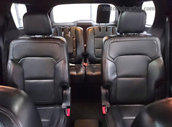1FM5K8GT9GGC52809 2016 FORD EXPLORER Белый Вид задних сидений