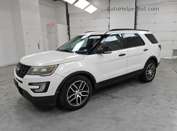 1FM5K8GT9GGC52809 2016 FORD EXPLORER Белый 