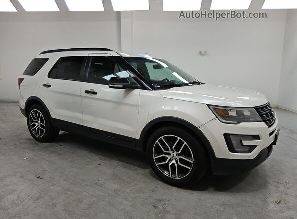 1FM5K8GT9GGC52809 2016 FORD EXPLORER Белый 
