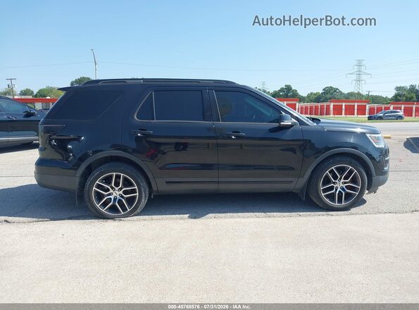 1FM5K8GT9HGD73339 2017 FORD EXPLORER Black Vista interior de 360 grados