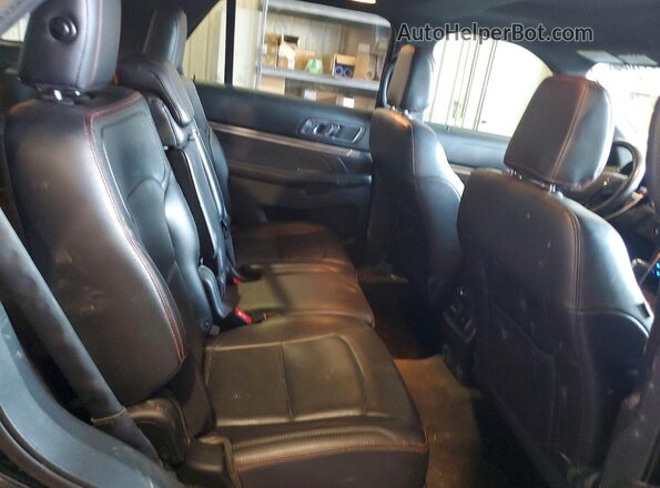 1FM5K8GT9JGA65917 2018 FORD EXPLORER Black Вид задньої частини салону