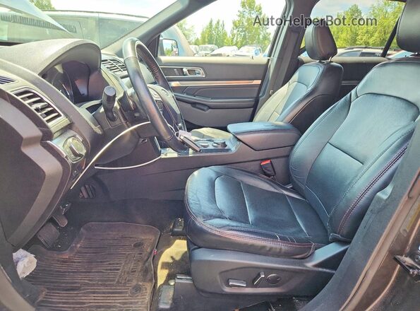1FM5K8GT9JGC14875 2018 FORD EXPLORER Charcoal Սալոնի դիմացի տեսք