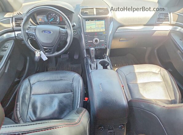 1FM5K8GT9JGC14875 2018 FORD EXPLORER Charcoal Առջևի վահանակի տեսք