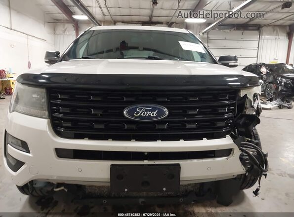 1FM5K8GTXGGA29274 2016 FORD EXPLORER White წინა ხედი