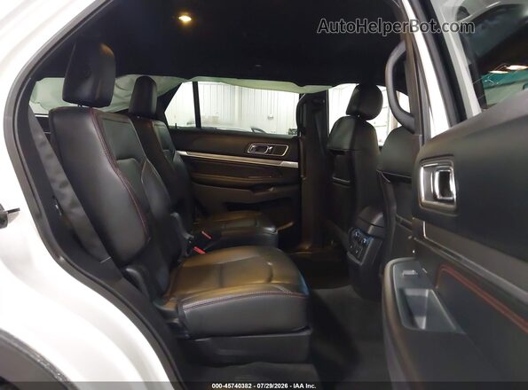 1FM5K8GTXGGA29274 2016 FORD EXPLORER White VIN კოდის სტიკერის ხედი