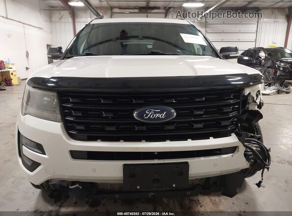 1FM5K8GTXGGA29274 2016 FORD EXPLORER White უკანა სალონის ხედი