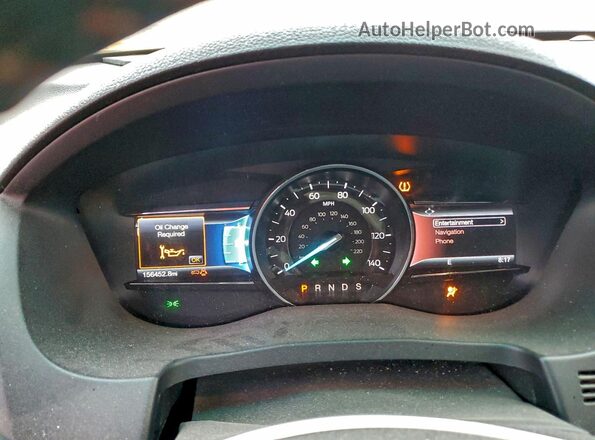 1FM5K8GTXGGA75980 2016 FORD EXPLORER Red Սարքավորումների վահանակի տեսք