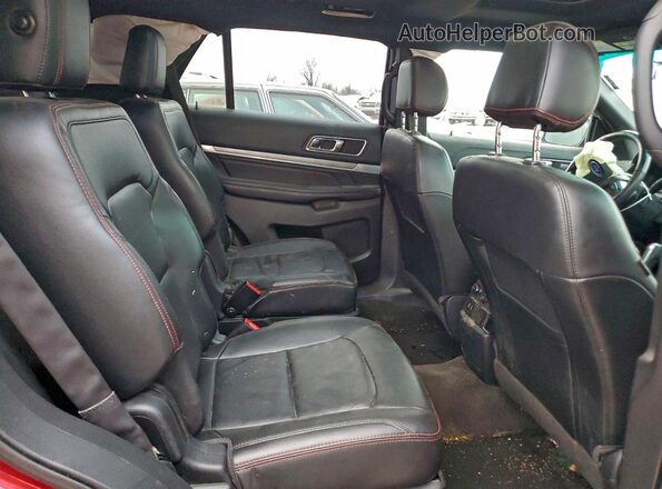 1FM5K8GTXGGA75980 2016 FORD EXPLORER Red Սալոնի հետևի տեսք