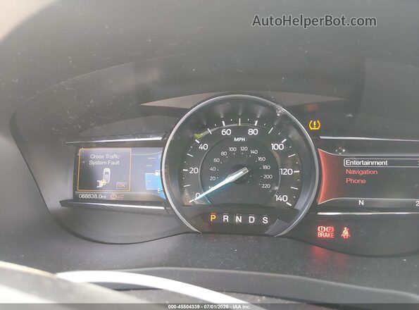 1FM5K8GTXHGD74886 2017 FORD EXPLORER White Widok tylnych siedzeń