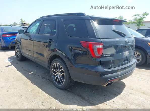 1FM5K8GTXHGD97780 2017 FORD EXPLORER Black უკანა მარცხენა