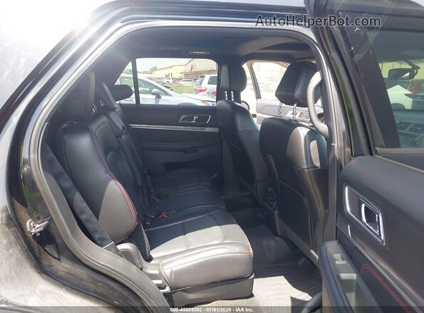 1FM5K8GTXHGD97780 2017 FORD EXPLORER Black VIN კოდის სტიკერის ხედი