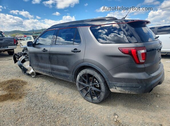 1FM5K8GTXJGA70544 2018 FORD EXPLORER Угольный Задняя левая четверть