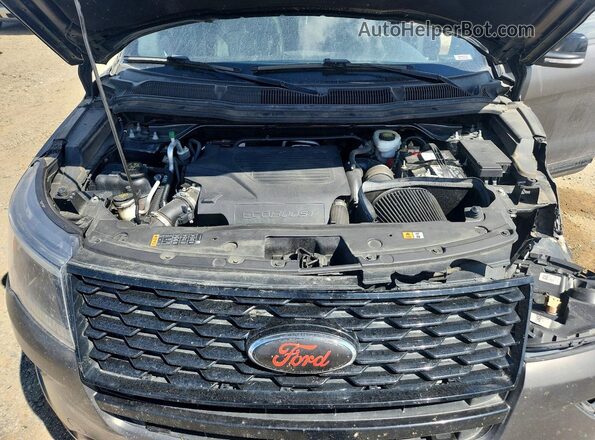 1FM5K8GTXJGA70544 2018 FORD EXPLORER Угольный Вид подкапотного пространства