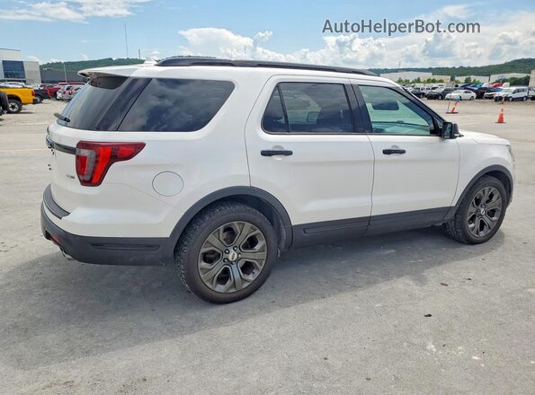 1FM5K8GTXJGC07367 2018 FORD EXPLORER White Задня права чверть