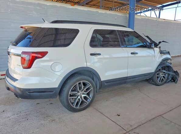 1FM5K8GTXJGC87169 2018 FORD EXPLORER White Задня права чверть
