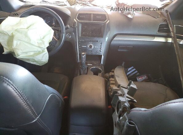 1FM5K8GTXJGC87169 2018 FORD EXPLORER White Вид панелі приладів
