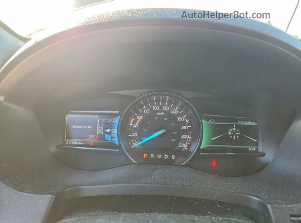 1FM5K8GTXKGA97972 2019 FORD EXPLORER Black Instrument cluster view