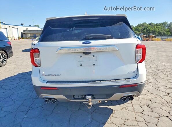 1FM5K8HC0LGA00780 2020 FORD EXPLORER White უკანა ხედი
