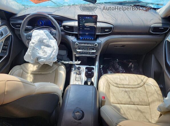 1FM5K8HC0LGA00780 2020 FORD EXPLORER White წინა პანელის ხედი