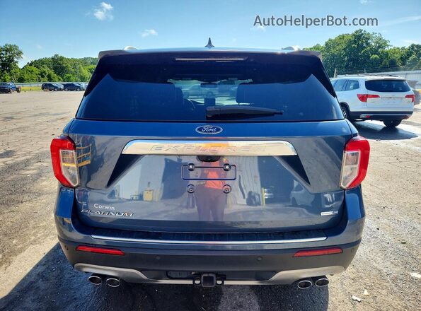 1FM5K8HC2LGC06506 2020 FORD EXPLORER Blue უკანა ხედი