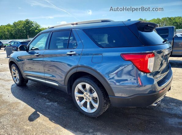 1FM5K8HC2LGC06506 2020 FORD EXPLORER Blue უკანა მარცხენა