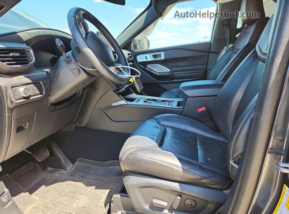1FM5K8HC2NGA23948 2022 FORD EXPLORER Charcoal Front interior view
