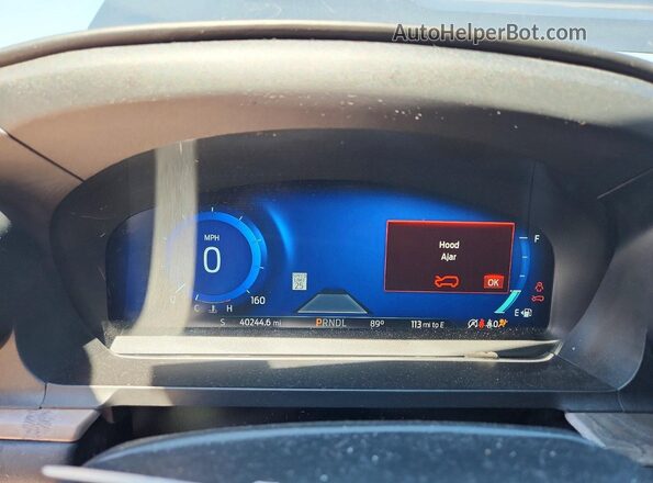 1FM5K8HC2NGA23948 2022 FORD EXPLORER Charcoal Instrument cluster view
