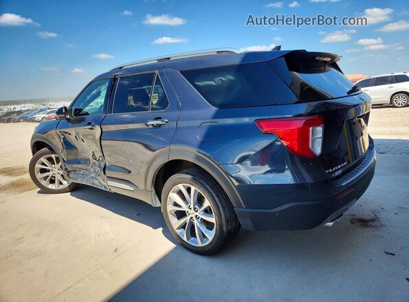 1FM5K8HC2NGA23948 2022 FORD EXPLORER Charcoal Rear left