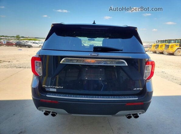 1FM5K8HC2NGA23948 2022 FORD EXPLORER Charcoal Rear view