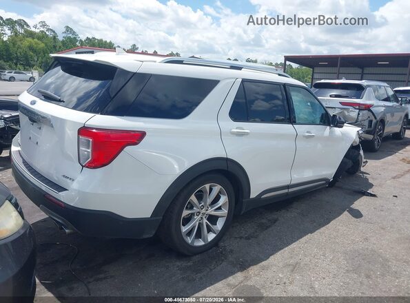 1FM5K8HC2NGA33590 2022 FORD EXPLORER White Задня права чверть