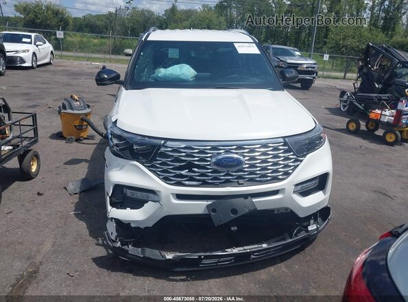 1FM5K8HC2NGA33590 2022 FORD EXPLORER White Вид щитка приладів