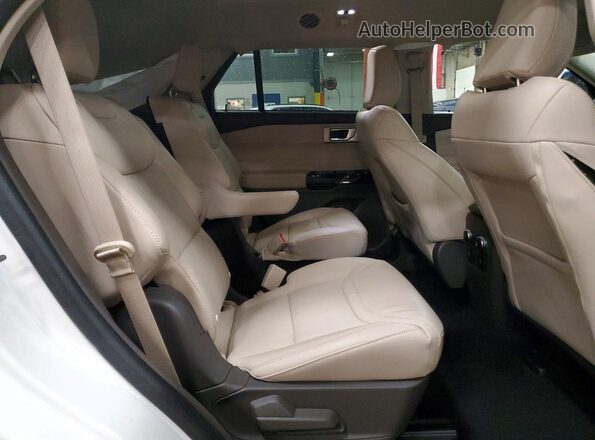 1FM5K8HC2PGA28893 2023 FORD EXPLORER White Vista interior trasera