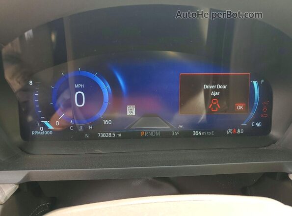 1FM5K8HC4LGC26563 2020 FORD EXPLORER Green Instrument cluster view