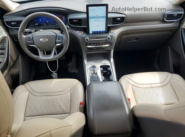 1FM5K8HC4LGC26563 2020 FORD EXPLORER Green Dashboard view