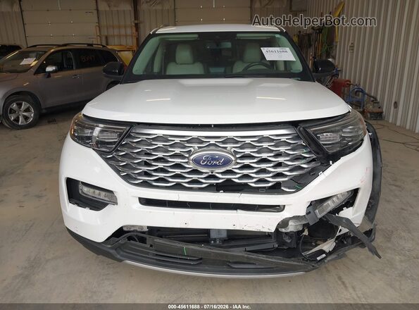 1FM5K8HC5LGC98291 2020 FORD EXPLORER Белый Вид щитка приборов