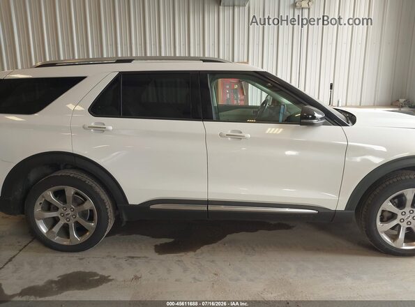 1FM5K8HC5LGC98291 2020 FORD EXPLORER Белый Вид задней части салона