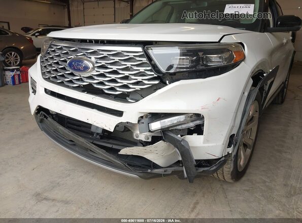 1FM5K8HC5LGC98291 2020 FORD EXPLORER Белый Вид спереди