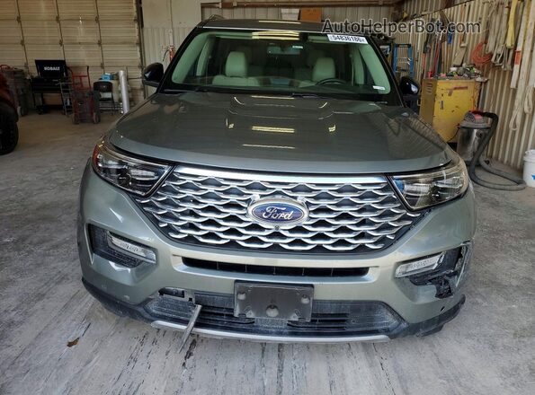 1FM5K8HC7LGA52746 2020 FORD EXPLORER Gray Widok z przodu