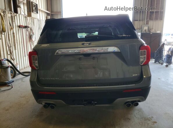 1FM5K8HC7LGA52746 2020 FORD EXPLORER Gray Widok z tyłu