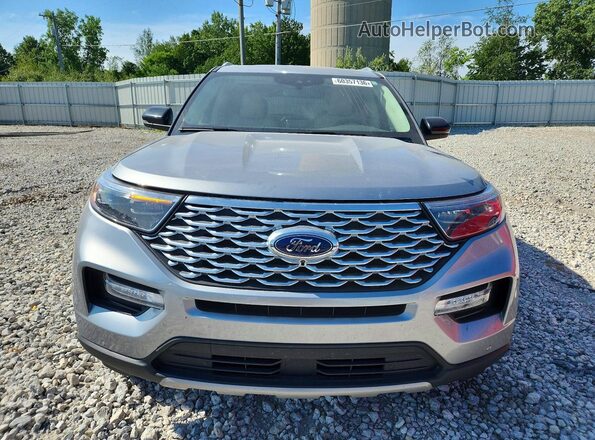 1FM5K8HC7LGB34508 2020 FORD EXPLORER Серебряный Вид спереди
