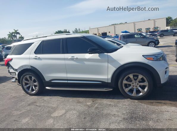 1FM5K8HC7LGB90187 2020 FORD EXPLORER Белый Панорамный вид салона 360°