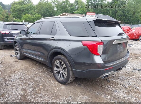 1FM5K8HC8LGA68793 2020 FORD EXPLORER Gray Trasero izquierdo